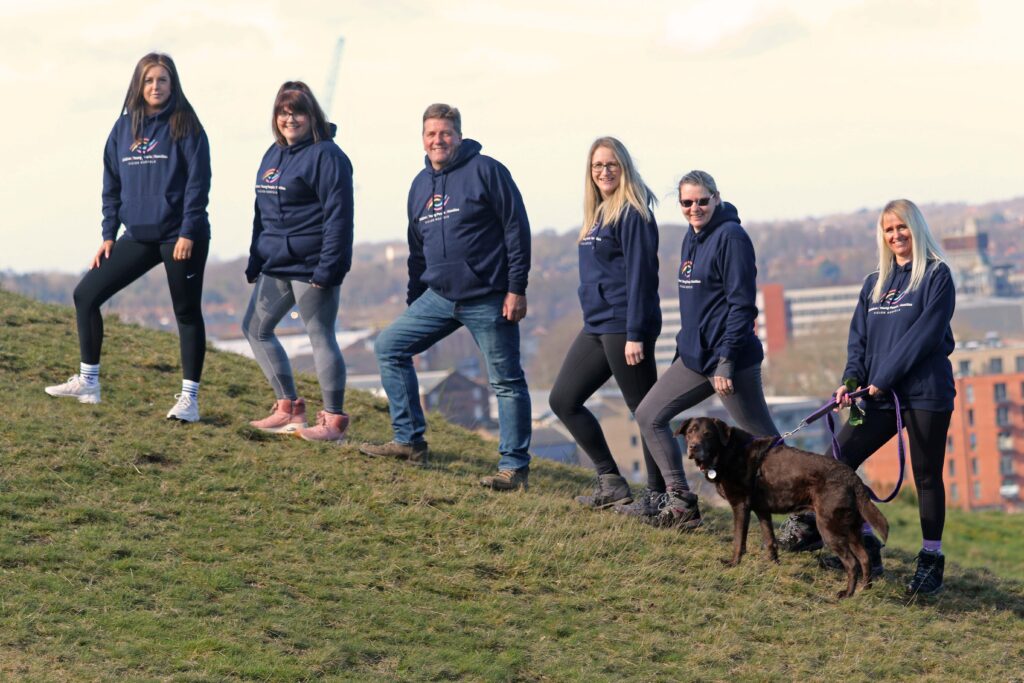 The Vision Norfolk team tackling Mount Snowdon