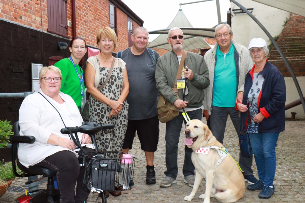 Group from Vision Norfolk at Time and Tide Museum in Great Yarmouth