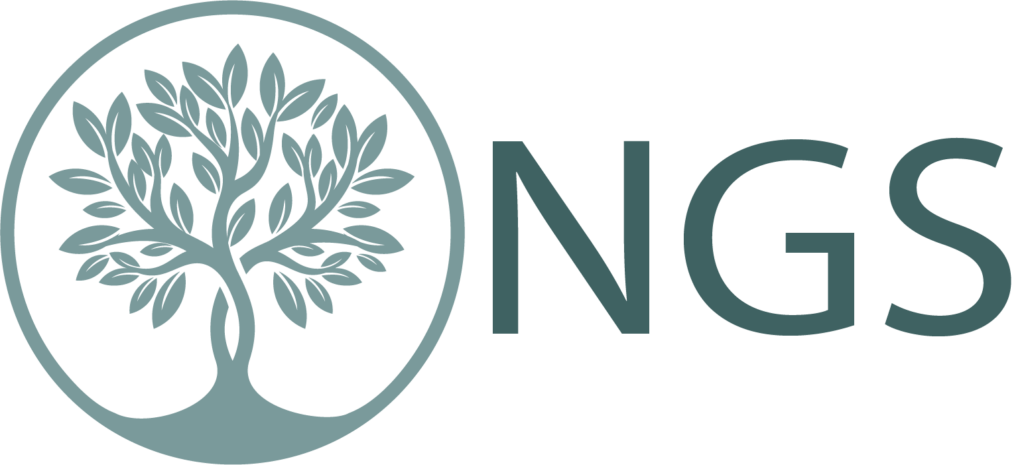 Norfolk Garden Services (NGS) logo with a graphic of a tree.